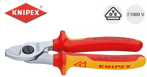 Nożyce 95 16 165 165mm 1000V do kabli 15mm, rękojeść dwukomponentowa  9516165