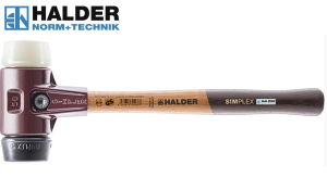 Młotek EH 3028 - 80mm SIMPLEX z miękkim bijakiem (obuch gumowy-czarny + obuch nylonowy-biały) 3028.080