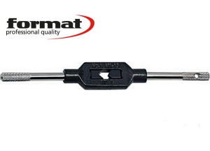 Pokrętło do gwintowników M1-12 "1 1/2" STALOWE L=176mm (chwyt kwadrat 2,1-8mm) 8610005