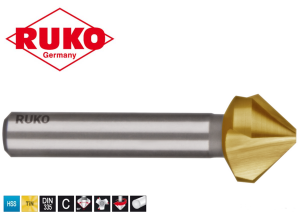 Pogłębiacz stożkowy 12,4mm HSS-TiN kształt C 90st. DIN 335 102116T