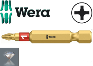 Bit 1/4" PH1 x 50mm "851/4 BDC" diamentowa końcówka 059530