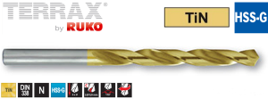 Wiertło NWKa 8,5 x 117/75mm HSS-G TiN "DIN-338 typ N" 250085TX