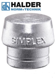 Obuch wymienny do młotka montażowego 80mm metal ALUMINIOWY SIMPLEX 3209.080-Z Halder