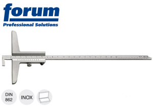 Głębokościomierz hakowy 300mm 1/20mm DIN 862 INOX 8113103-Z