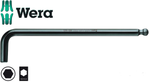 Klucz imbusowy 1,5mm długi z kulką 90x14mm 950 PKL BM Hex-Plus 027101-Z Wera