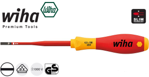 Wkrętak płaski 6,5 x 150/268mm izolowany 1000V SLIMFIX SoftFinish electric slimFix 35392-Z