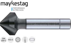 Pogłębiacz stożkowy 12,4mm 90st. HSSE ALUNIT 397012401-Z