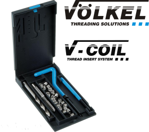 Zestaw do naprawy gwintów M2 x0,4 1,5D w kasecie z tworzywa sztucznego 04001-Z V-coil
