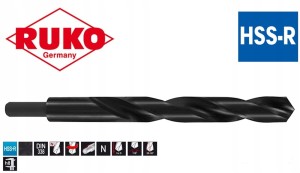 Wiertło stoczone 13,5mm x 130/160mm HSS-R trzonek 10mm do metalu DIN338 typ N 200135