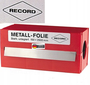 Folia metalowa STAL 0,3mm; w rolce 150x2500mm - ze stali niestopowej 8702031