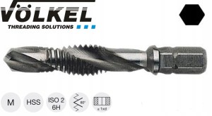 Gwintownik M4 Kombi Bit wiertło gwintujące (wiertło 3,3mm; L=39mm) HSS z chwytem 1/4" 67230