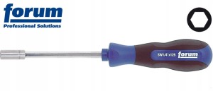 Wkrętak -uchwyt do bitów 1/4" 212mm z rączką metalowy trzonek z magnesem stałym 8009135