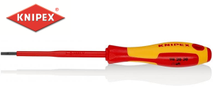 Wkrętak płaski izolowany 3,0 x0,5x100/202mm 1000V VDE 982030-Z Knipex